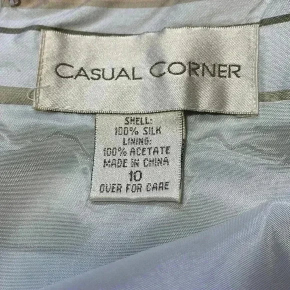 Casual Corner 100% Silk Sheath Dress w Hidden Zipper - Picture 4 of 7